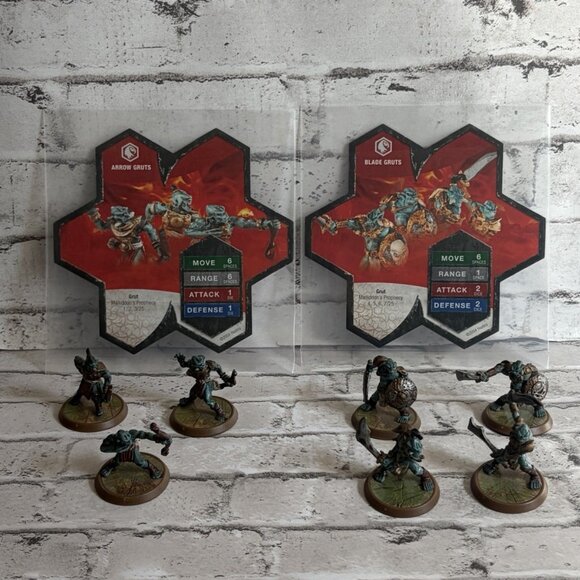Heroscape Malliddon’s Prophecy Arrow Gruts & Blade Gruts COMPLETE